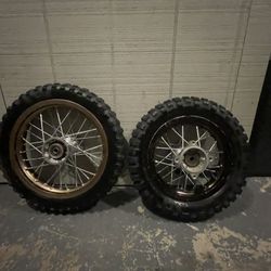 12/10 Inch 50-110/ Surron Wheel Set 