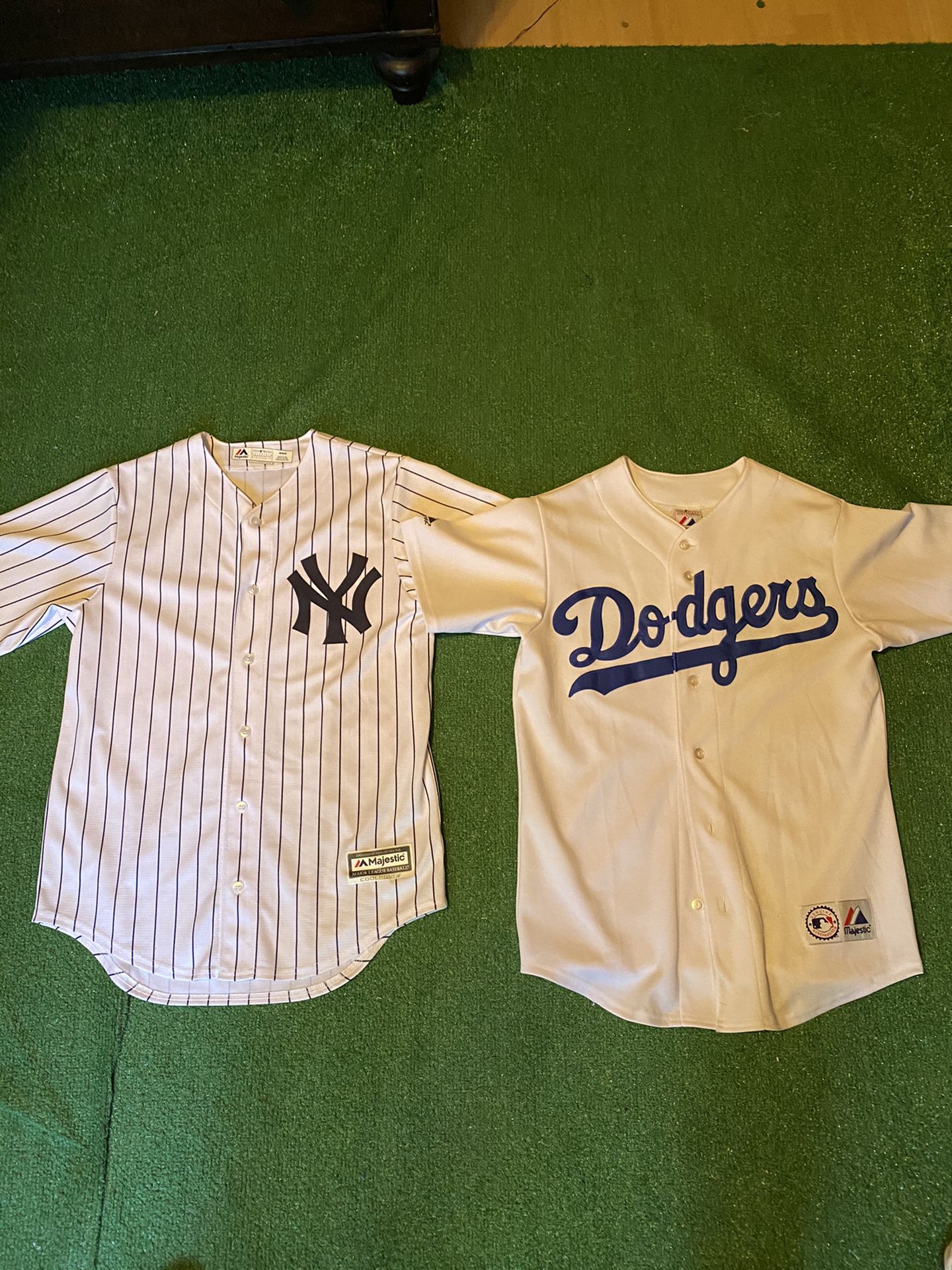 MLB majestic blanc baseball jerseys