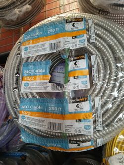 New MC Metal Clad cable 10/2