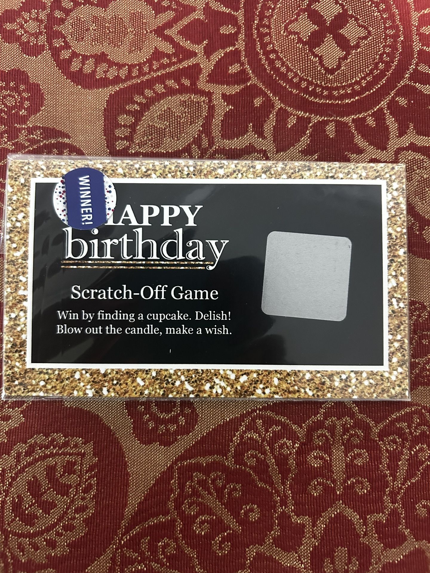 HAPPY BIRTHDAY SCRATCH OFFS