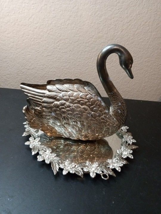 GORGEOUS VTG Godinger Silver plated Napkin/Letter Holder Made In