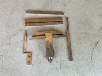 Brown and Sharpe machinist tools