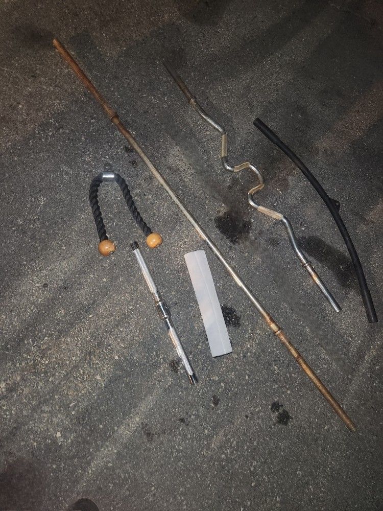 Assorted Weights And Bars