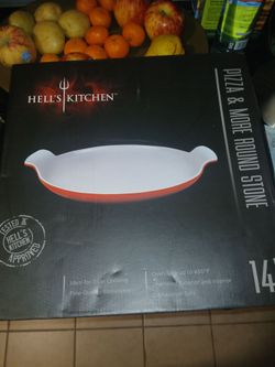 Hell's Kitchen 14" Pizza & More Round Stone
