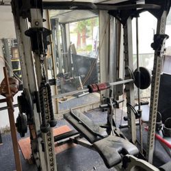 Nautilus Smith Machine Only.  No Weights Or Bench 