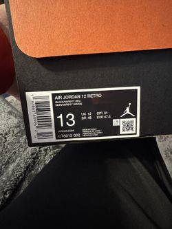 Jordan Flu Game 12 New Size 13