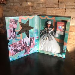 Barbie As Scarlett O’Hara 1994 Doll Newlywed Wearing A Black & White Outfit New