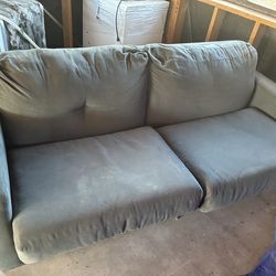 Blue Pull Out Sofa Bed- free