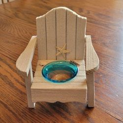 Beach Chair Tealight Candle Holder
