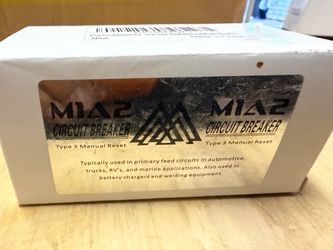 M1A2 80-Amp Manual Reset Circuit Breaker