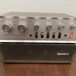 DYNACO Stereo 120 Power Amplifier & DYNACO PAT-4 Preamp 