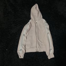 Pink zip up hoodie