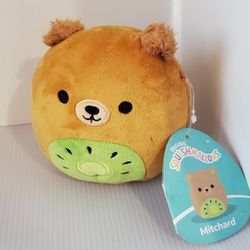 Squishmallows 2023 Fruit Animal Squad 5" Mitchard the Kiwi Bear Plush Doll

New with tags