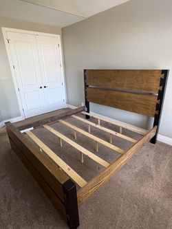 Sturdy/Beautiful King Size Bed-frame