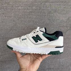 New Balance 550 Sea Salt Pine Green