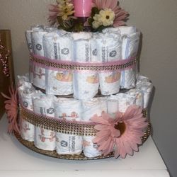 Baby Shower Diaper Cake Or Gift