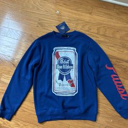 NWT Pabst Blue Ribbon Men's Sweatshirt Size M