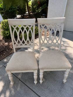 Set of 2 Solid Wood Dining Chairs