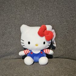 Hello Kitty Patriotic Plushie 
