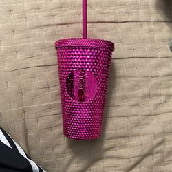 Starbucks pink Studded