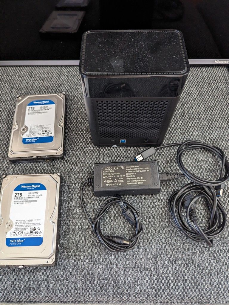 Dual WD 2TB Hard drives with Orico Enclosure