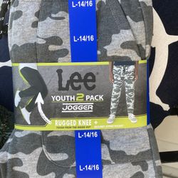 Youth 2 Pack Lee Jogger / Pants - Size L (14/16)