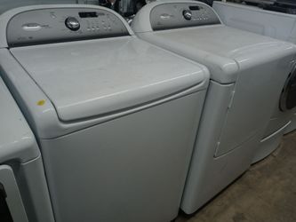Whirlpool Cabrio top load washer and dryer set - Free delivery