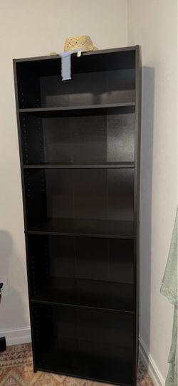 Black book shelf