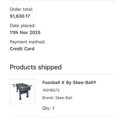 Foos Ball Table
