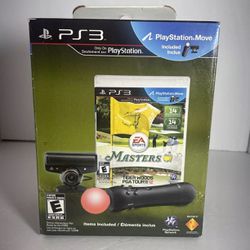 Tiger Woods PGA Tour 12: The Masters (Sony PlayStation 3 PS3) Move  New Bundle SEALED
