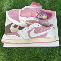 Travis Scott Pink Jordan 1 Low