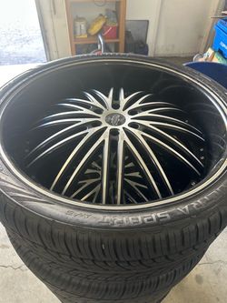 26 inch Rims & Tires... Versante Alloys. GM 6x5.5" Lug Pattern