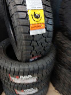 New set of tires rbp all terrain 275 55 20