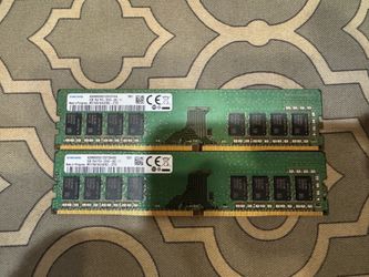 Samsung 16gb (2x8gb) 2666mhz DDR4 Desktop Ram / Memory