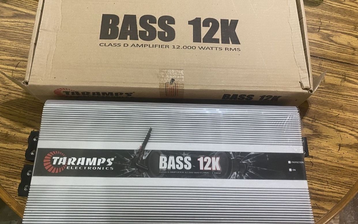 New Taramps Bass12k 12000w RMS High Power Amplifier $700 ( 1 Available)