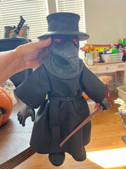Spirit Halloween plague doctor doll