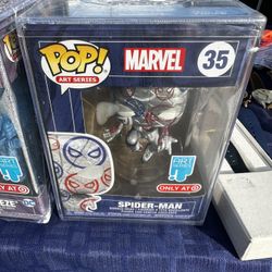 Spider Man Funko Pop Art Serious