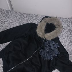 Emo alt grunge sweater zip up hoodie