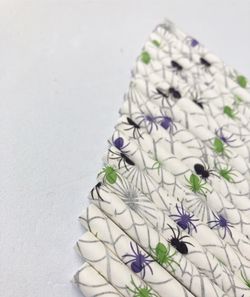 Halloween paper straws for sale!