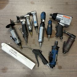 11 Pc Various Air Tools- Cornwell, Matco, Craftsman, Goodwrench..etc