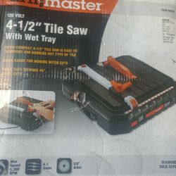 Drill Master 4-1/2 " Tile Saw