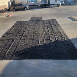 Flatbed lumber tarps