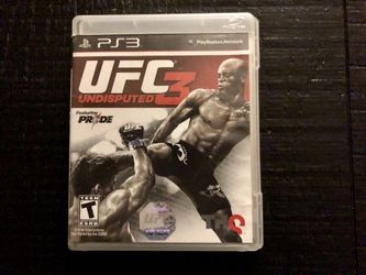 PS3 UFC Undisputed 3
