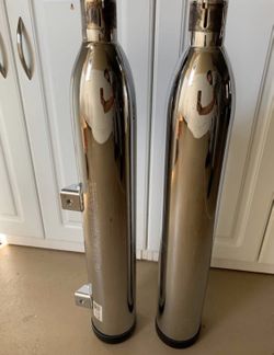 Indian Scout motorcycle stock pipes (NEW)