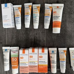 Sunscreen Top Row Not Expired, Bottom Row Expired . Will Take Best Offer 