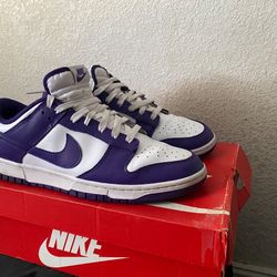 Championship Purple Nike Dunks