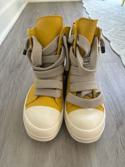 Rick Owens Ramones Jumbo Laces High Top Size 10