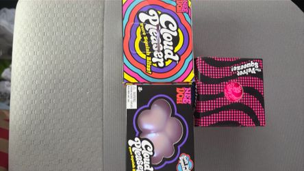 Cloud pleasers and velvet super fuzz ball needoh