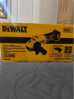DeWALT paddle switch angle grinder