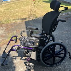 Sunrise Medical Quickie Iris Tilt In Space Manual Wheelchair